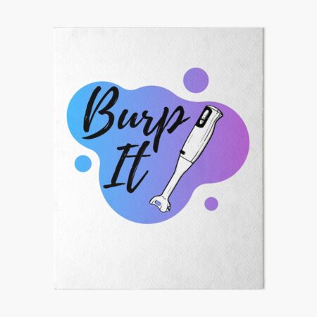 Burp It, Stick blender, Soap Making Sticker for Sale by JLK01