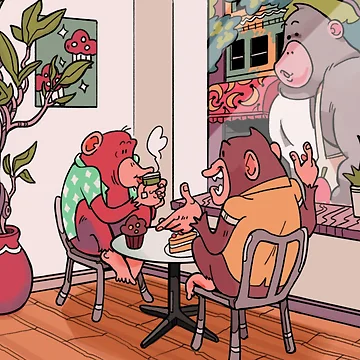 Artwork thumbnail, monkey by BuffChicken