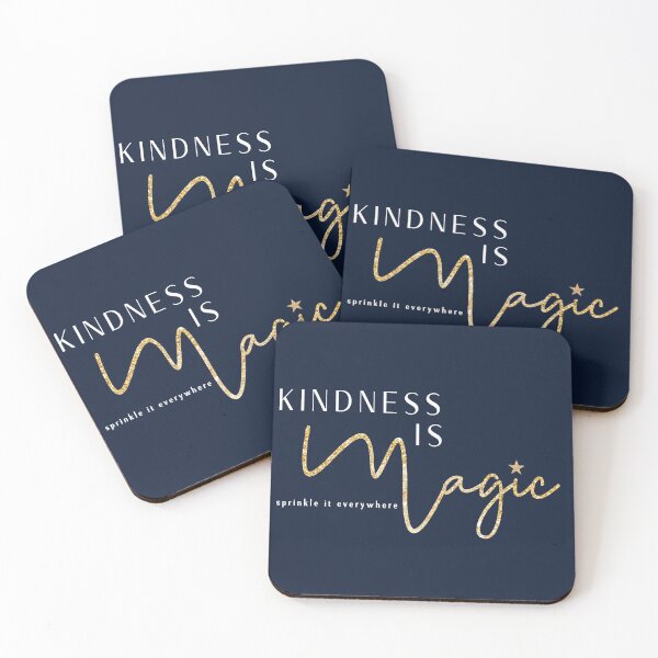 Item preview, Think happy thoughts - Elegant Kindness is Magic.  Caroline Laursen original designed and sold by Caroline Laursen.