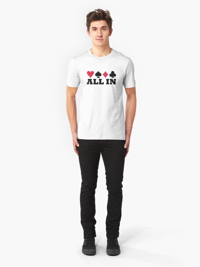 Alternate view of Poker all in Slim Fit T-Shirt
