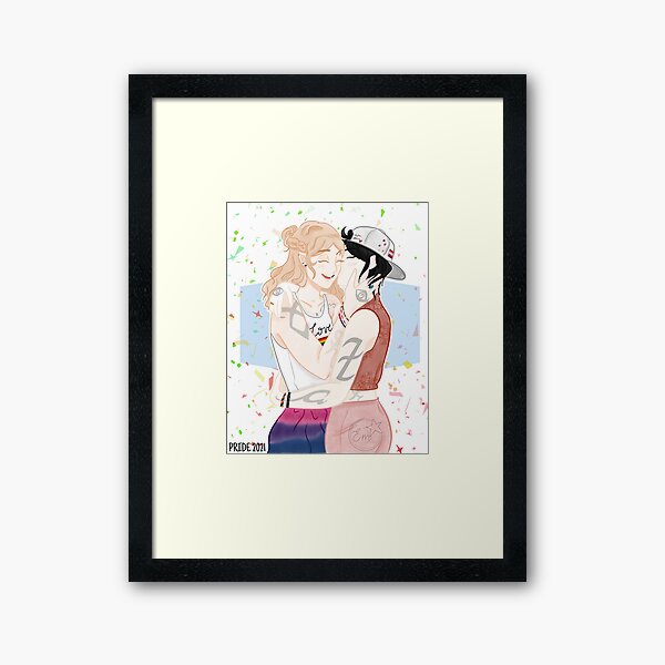Haline Pride Framed Art Print