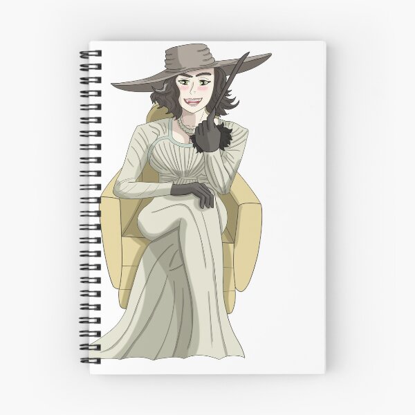 Item preview, Sticker Design: Lady Dimitrescu Sitting designed and sold by inkghidorah.