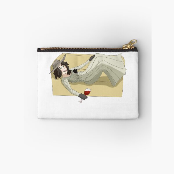 Item preview, Sticker Design: Lady Dimitrescu lying down  designed and sold by inkghidorah.