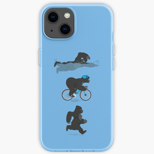 Triathlon des gorilles Coque souple iPhone