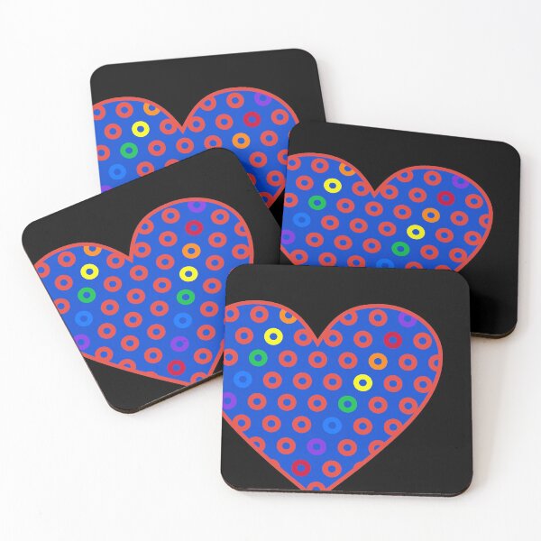 Item preview, Phish Donuts Pride Heart designed and sold by Normandie Rainwater.