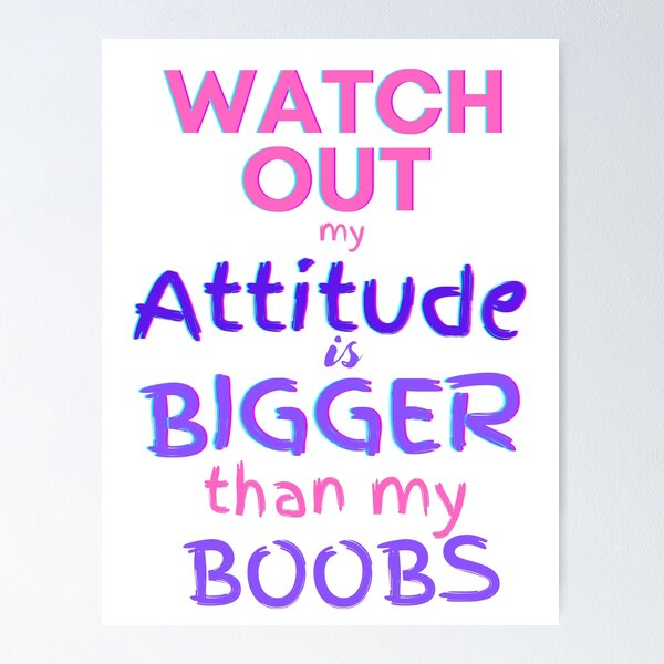 Item preview, Attitude Bigger designed and sold by speakupandshine.