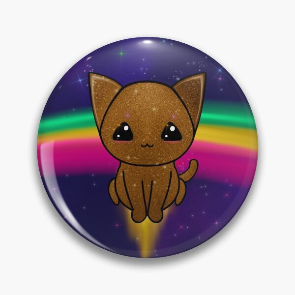 Item preview, Kawaii Sparkle Space Kitty designed and sold by MahliQuinn.