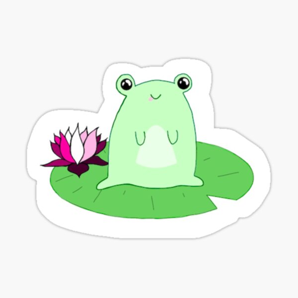 Le Frog Stickers Redbubble - mlg frog decal roblox