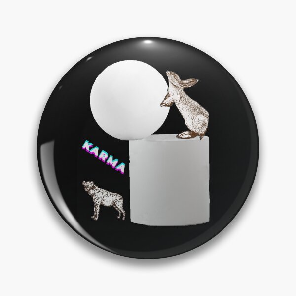 Item preview, karma vengeance funny cartoon of a hare and hyena designed and sold by twobillion.