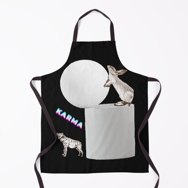 Item preview, karma vengeance funny cartoon of a hare and hyena designed and sold by twobillion.