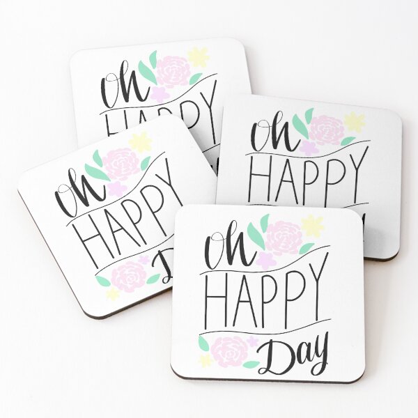 Item preview, Oh happy day in black designed and sold by King-of-my-art.