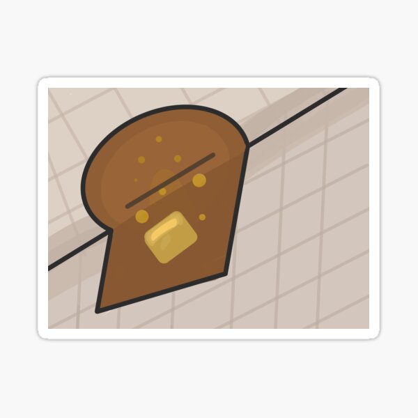 Falling Bread Sticker