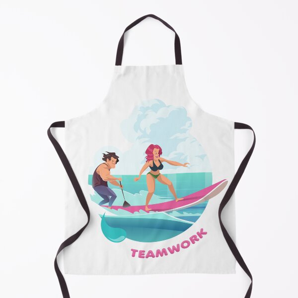 Item preview, Surfer Couple Teamwork designed and sold by Jkriz-Dzign.