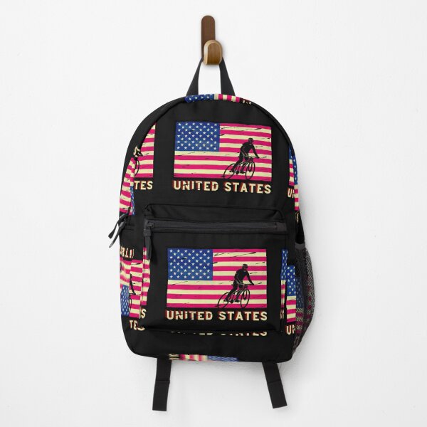 Item preview, Distressed United States Country Flag, Cycling, American Pride, American, Nationality, Sports designed and sold by Sun Sand & Sea Art.