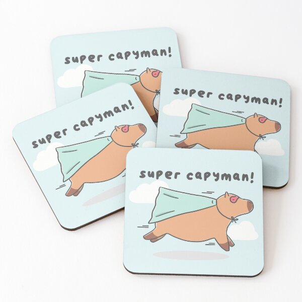 Item preview, Super Capyman Capybara Hero designed and sold by fruitboba.