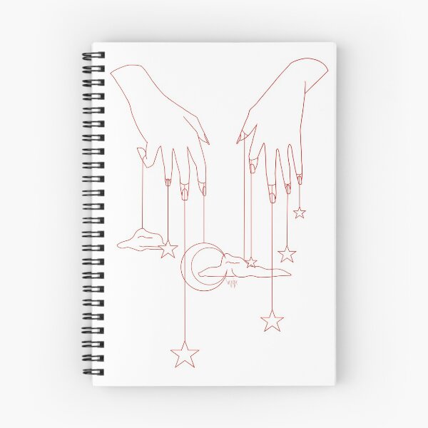 Item preview, she hung the stars- red and white designed and sold by bonelessbooks.
