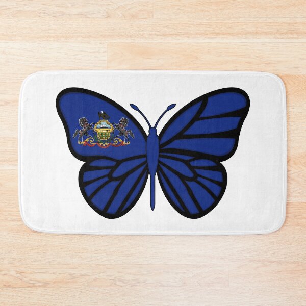 Item preview, State of Pennsylvania Flag Butterfly On White designed and sold by Gsallicat.