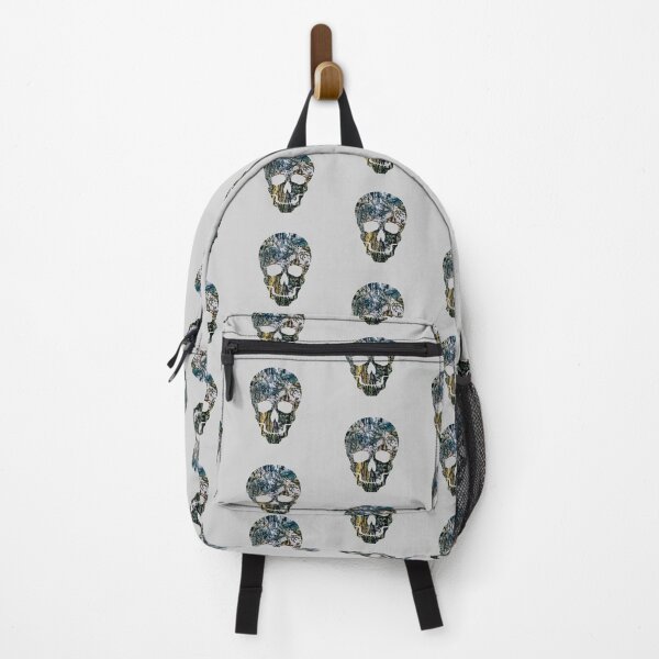 Item preview, Paint spill of dark shades abstract skull designed and sold by TitaCris.
