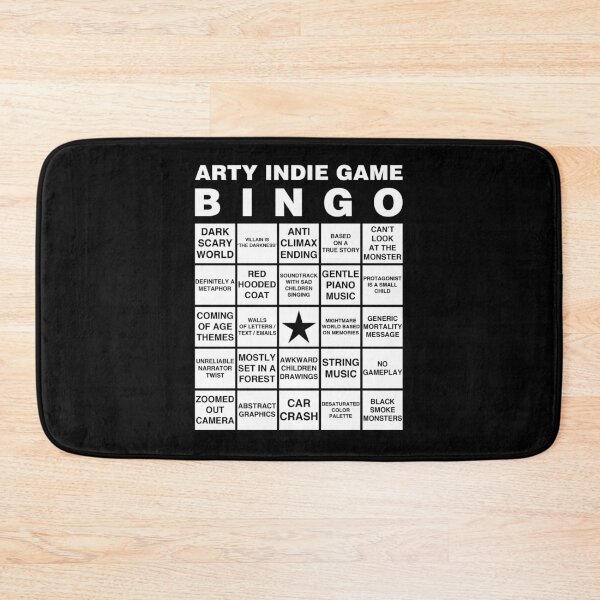 Item preview, Arty Indie Game Bingo designed and sold by FabienGlasse.