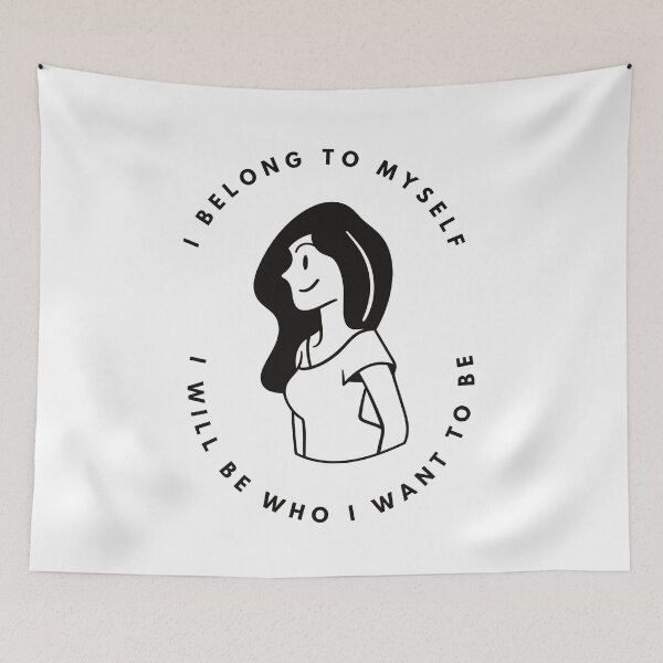 Item preview, I belong to myself I will be who I want to be designed and sold by wavethreat.