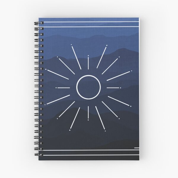 Item preview, Abstract Sun and Mountains designed and sold by ahsatank.