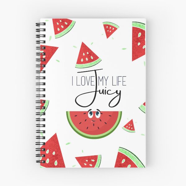 Item preview, I love my life JUICY - cute fruit motivational design - MELON smiling designed and sold by BeautifullyU.