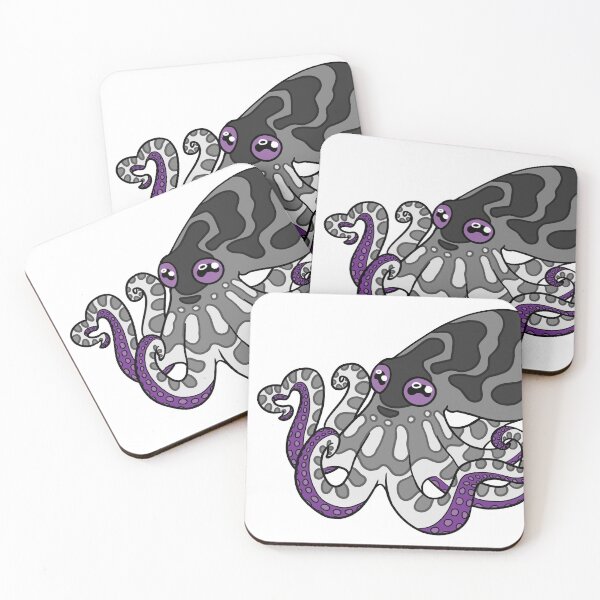 Item preview, Asexual Pride Octopus designed and sold by aevios.