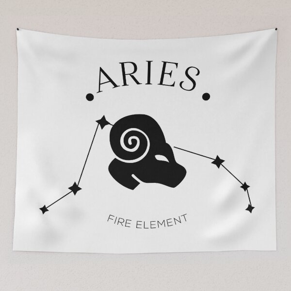 Item preview, Aries Fire Element Star Sign designed and sold by Jazzy Tees.