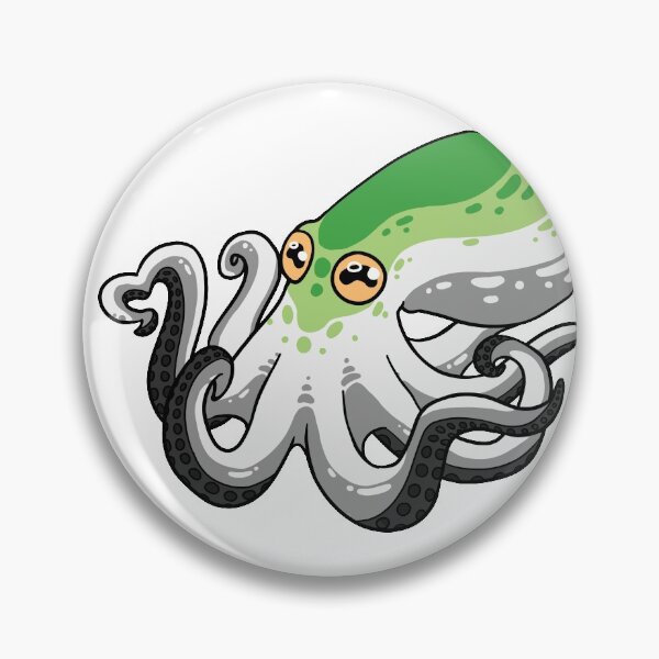 Item preview, Aromantic Pride Octopus designed and sold by aevios.
