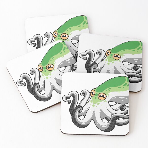 Item preview, Aromantic Pride Octopus designed and sold by aevios.