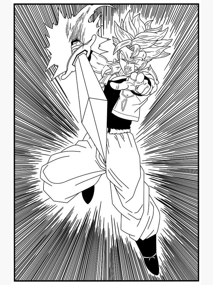 "Future Trunks & Gohan Potara Fusion" Poster for Sale by FINALxFLASH