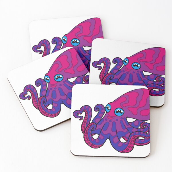 Item preview, Bi Pride Octopus designed and sold by aevios.