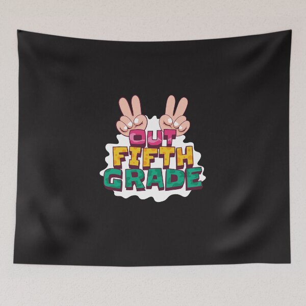 Item preview, Peace Out Fifth Grade shirt designed and sold by SukanyaShop.
