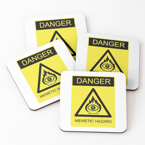 Item preview, DANGER: MEMETIC HAZARD designed and sold by addy kart.