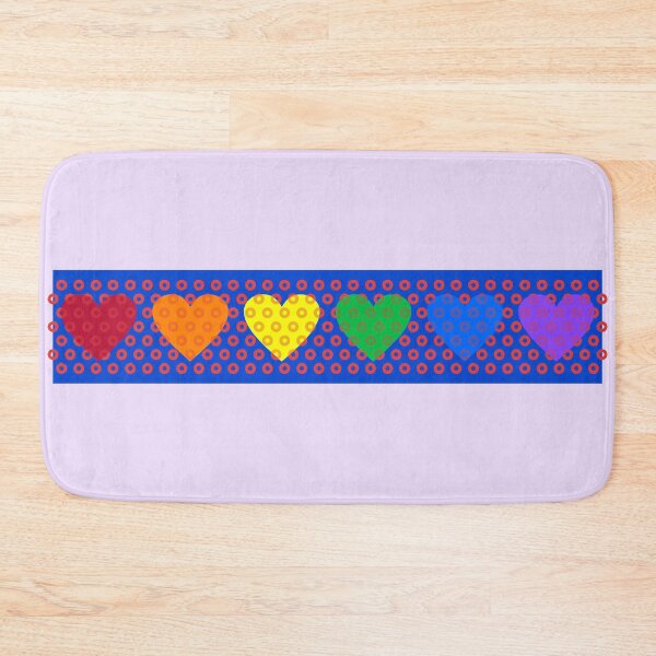 Item preview, Phish Donuts with Rainbow Pride Hearts designed and sold by Normandie Rainwater.