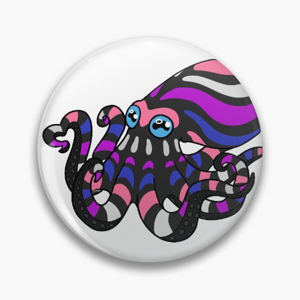 Item preview, Genderfluid Pride Octopus designed and sold by aevios.