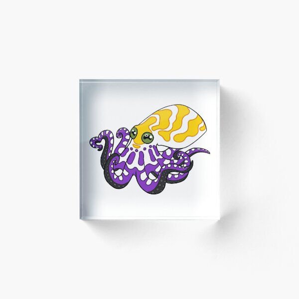 Item preview, Nonbinary Pride Octopus designed and sold by aevios.