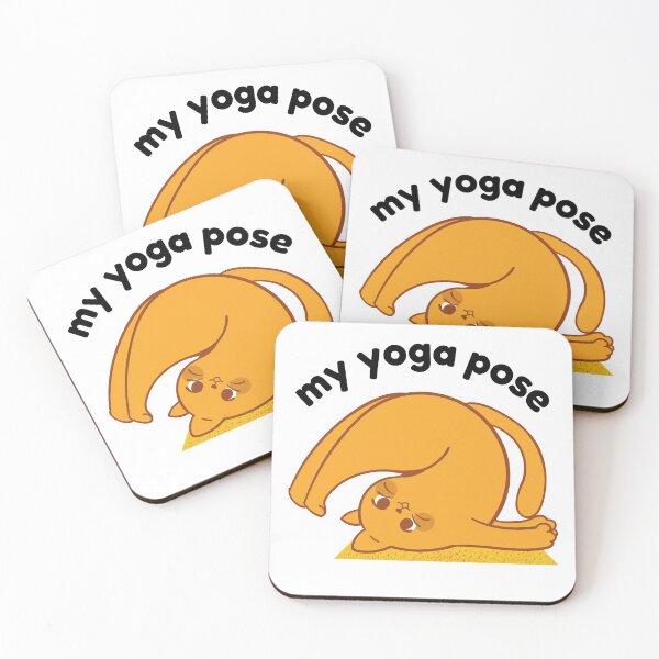 Item preview, My Yoga Pose.  Funny Cat. designed and sold by OliOuterBrands.