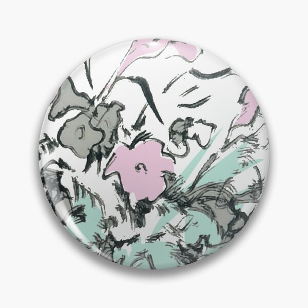 Item preview, Violeta flowers and green leafs designed and sold by manuelunsui.
