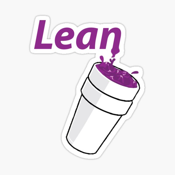 Lean Cup Stickers | Redbubble