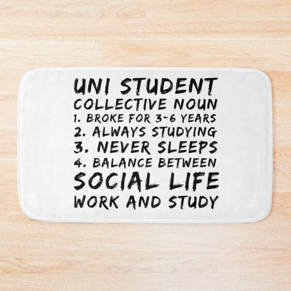 Item preview, Uni students collective noun designed and sold by DylAtho8.