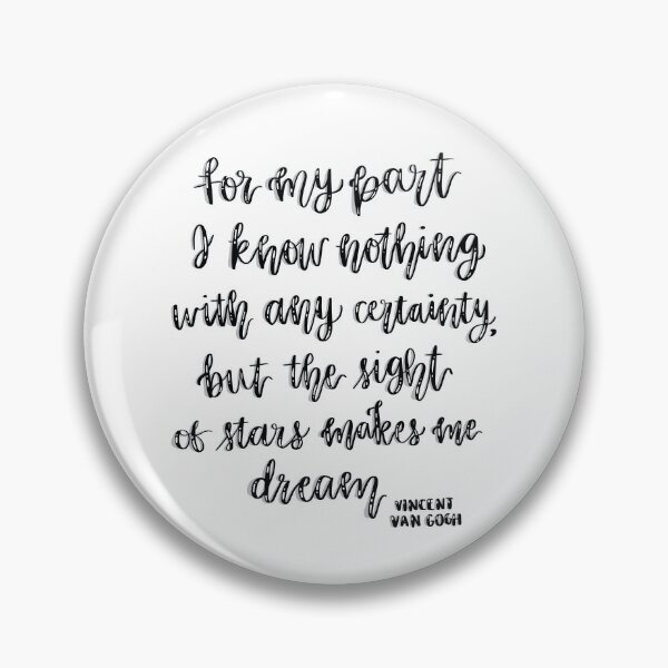 Item preview, Van Gogh Quote designed and sold by lunaleicrafts.