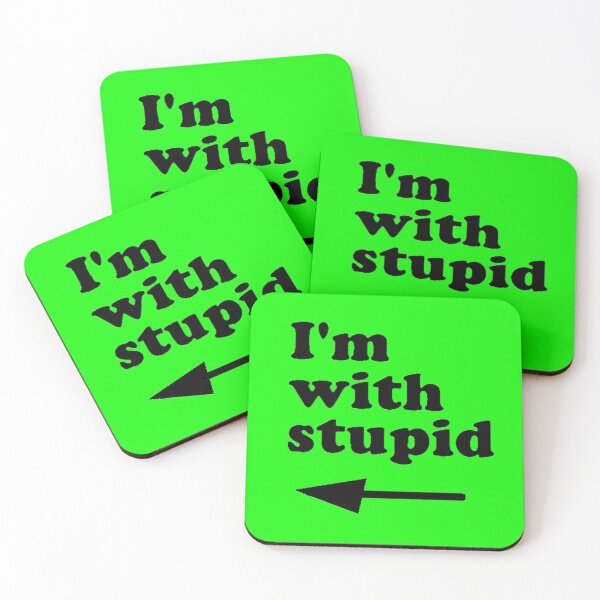 Item preview, Im with stupid designed and sold by teeks82.