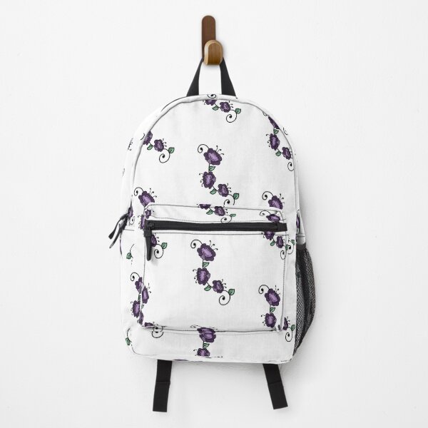 Item preview, Purple flower vine art designed and sold by BlueBoarCrafts.