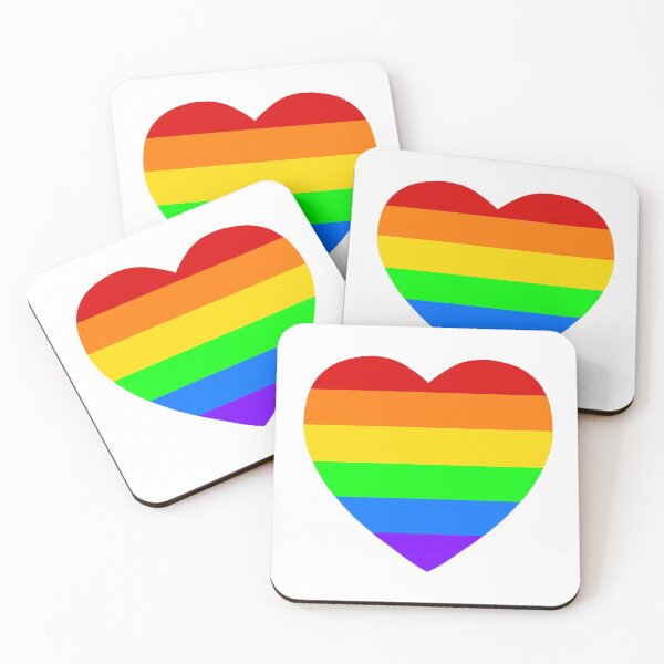 Item preview, Rainbow Heart Pride designed and sold by Orchyd.