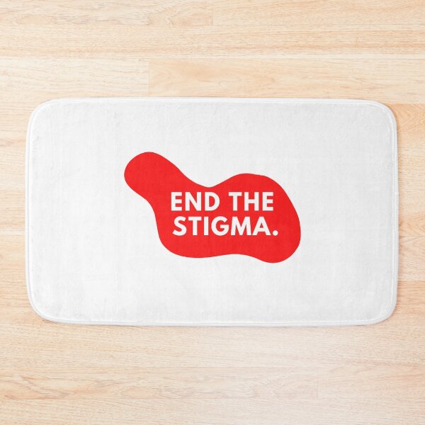 Item preview, End the Stigma Leaked Splatter designed and sold by Bleed Shamelessly.