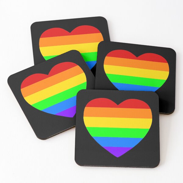 Item preview, Rainbow Heart Pride designed and sold by Orchyd.