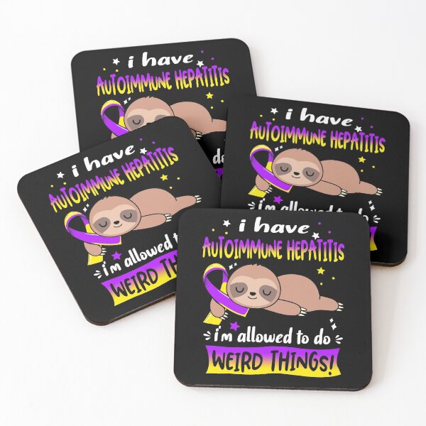 Item preview, Autoimmune Hepatitis Awareness Funny I have Autoimmune Hepatitis i'm allowed to do Weird Things! designed and sold by JanetShop809.