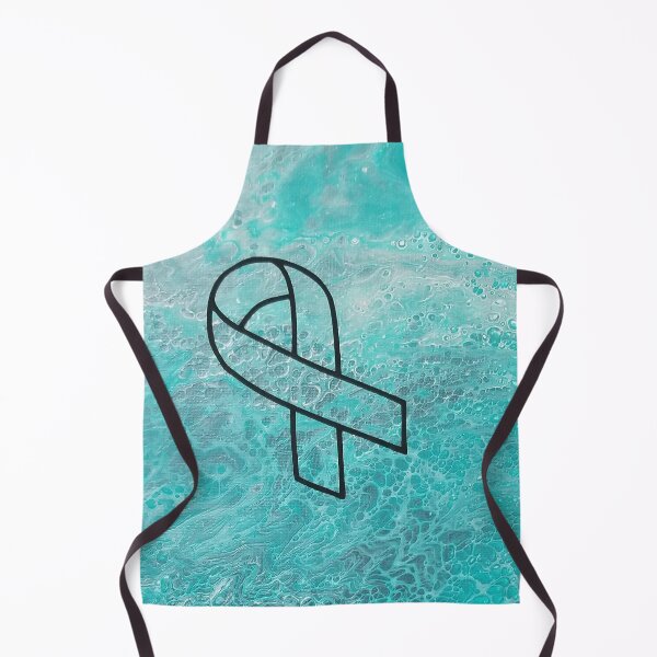 Item preview, Ovarian Cancer Support Ribbon designed and sold by LeeLu's Multi-Crafts.