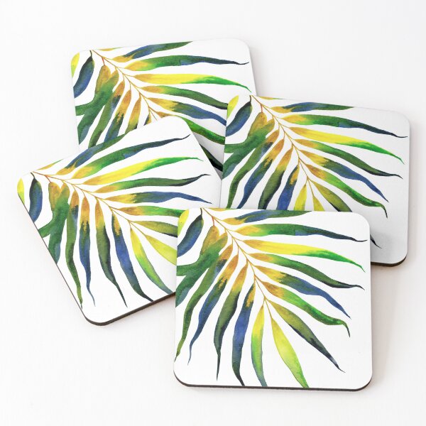 Item preview, Tropical Leaves Watercolor designed and sold by Alisha Watercolors.